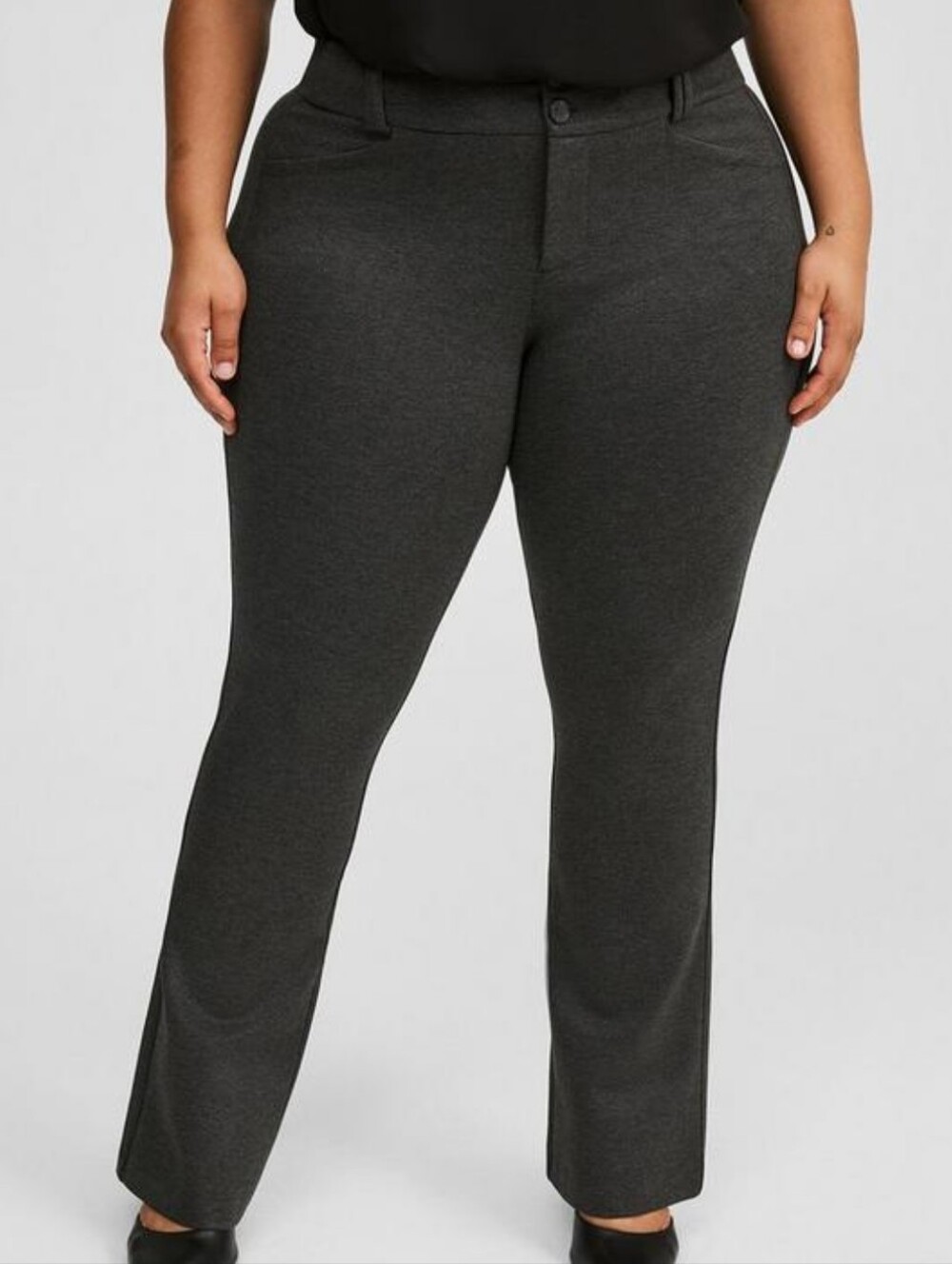 Torrid Studio Charcoal Bootcut Ponte Pants